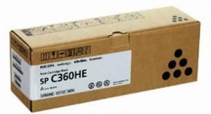 Toner Nero Originale Ricoh SP C360HE (408184)