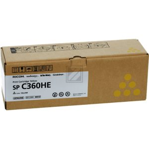 Toner Giallo Originale Ricoh SP C360HE (408187)
