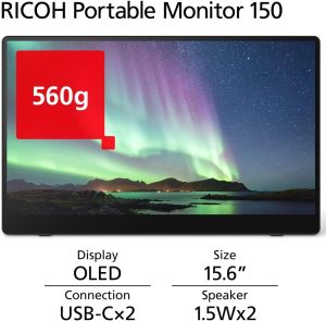 61WxusCAQ6L._AC_SL1500_ RICOH 150 Monitor Portatile da 15,6 Pollici