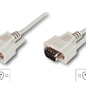 00447G.jpg CAVO PROLUNGA SERIALE RS232 PIN-TO-PIN (MODEM CABLE) 9 POLI MASCHIO/MASCHIO MT.2