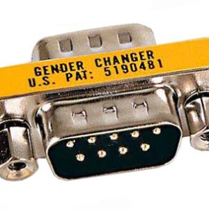 07567G.jpg MINI ADATTATORE NULL MODEM 9 POLI MASCHIO/FEMMINA