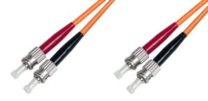 CAVO FIBRA OTTICA ST A ST MULTIMODE DUPLEX OM2 50/125 MT.2