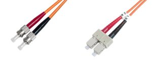 CAVO FIBRA OTTICA ST A SC MULTIMODE OM2 DUPLEX 50/125 MT.3