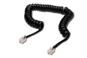 AK117002G.jpg CAVO DI CONNESSIONE PER CORNETTA TELEFONICA A SPIRALE MT 4 (CM 60) COLORE NERO