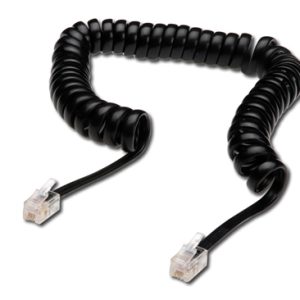 AK117002G.jpg CAVO DI CONNESSIONE PER CORNETTA TELEFONICA A SPIRALE MT 4 (CM 60) COLORE NERO