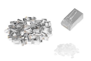 Spina modulare CAT 6 per cavi rotondi - 100 pezzi