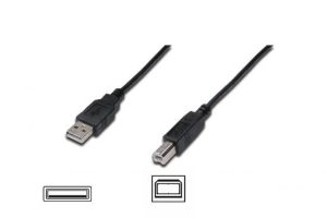 AK300102010SG.jpg CAVO USB 2.0 CONNETTORI A-B, LUNGHEZZA MT. 1 COLORE NERO