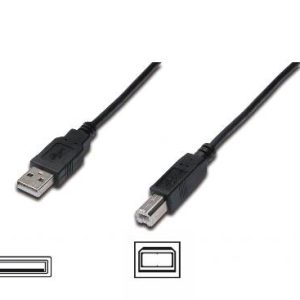 AK300102010SG.jpg CAVO USB 2.0 CONNETTORI A-B, LUNGHEZZA MT. 1 COLORE NERO