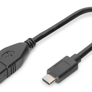 AK300315001S.jpg CAVO ADATTATORE USB "A" FEMMINA - "C" MASCHIO CM 15