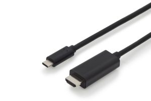 AK300330050SG.jpg CAVO USB TIPO-C - HDMI A M/M, 5.0m, 4K/60Hz, 18GB