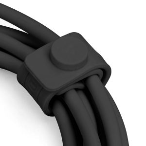 AK300341005S-1.jpg CAVO RICARICA GUAINA SILICONE USB-C / USB-C 0,5m, USB 2.0, 60W, NERO