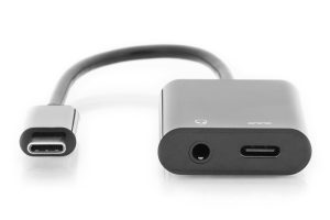 AK300400002S-5-H.jpg CAVO SPLITTER USB TIPO-C. A USB TIPO-C. + CONNETTORE 3.5MM STEREO