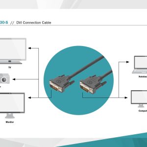 AK320108030S-4-H.jpg CAVO DVI-D 24+1 MASCHIO/MASCHIO DUAL LINK MT 3