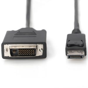 CAVO ADATTATORE DISPLAYPORT CONNETTORI DP MASCHIO - DVI-D(24+1) MASCHIO MT. 2