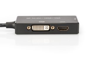 AK340418002S-1-H.jpg ADATTATORE VIDEO 3 IN 1 CONNETTORE DP MASCHIO - HDMI + DVI + VGA