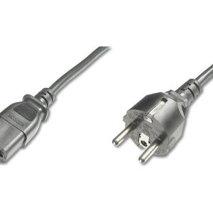 AK440101018SG.jpg CAVO ALIMENTAZIONE 10/16 AMPERE 250 V-VDE SPINA DRITTA PRESA IEC DRITTA MT.1.80