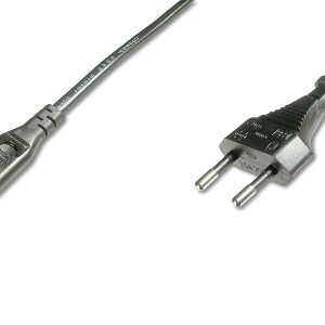 AK440104018SG.jpg CAVO ALIMENTAZIONE CON SPINA ITALIANA BIPOLARE - PRESA 8 FORM DIRITTA FEMMINA C7 MT.1.8 DIGITUS