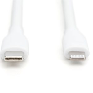 AK600110020W-1.jpg DIGITUS Cavo di connessione in silicone Lightning,USB-C-ightning,2 mt, bianco
