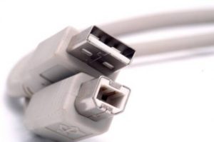 AK6722B-1-H.jpg CAVO USB 2.0 CONNETTORI A-B, LUNGHEZZA MT. 1,80 COLORE GRIGIO CHIARO