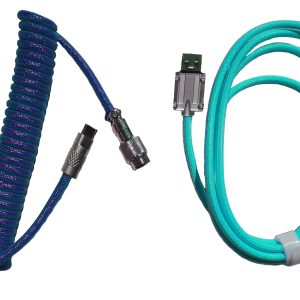 AVBTRG.jpg Coppia cavi Aviator blu/turchese RGB