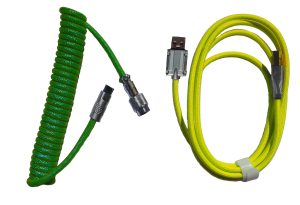 AVGYRG.jpg Coppia cavi Aviator verde/giallo RGB