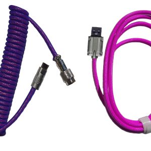 AVPVRG.jpg Coppia cavi Aviator viola/violetto RGB