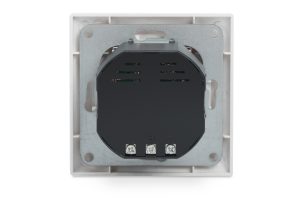 DA70613-2-H.jpg PRESA A MURO SCHUKO CON 2 PRESE USB 5 VOLT 2,1A