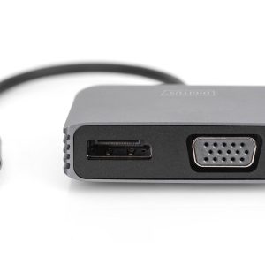 DA70827-1-H.jpg DIGITUS Adattatore grafico USB Type-C 4K 2in1 DisplayPort + VGA