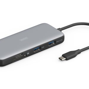 DA70914.jpg Docking station USB-C, 7 porte 1xHDMI, 3xUSB3.0, 1xRJ45, 1x SD, 1x MicroSD, 1xUSB-CPD
