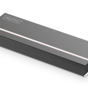 ALLOGGIAMENTO SSD ESTERNO USB TYPE-C 3.1 M.2 (NVME) SENZA ATTREZZI, ALLOGGIAMENTO IN ALLUMINIO, KEY M O KEY B+M