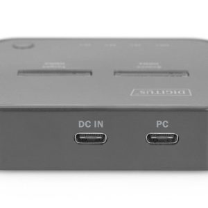 Dual M.2 NVMe SSD Docking Station with Offline Clone Function, USB-Cª