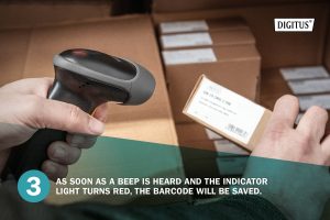 DA81002-10-H.jpg DIGITUS LETTORE CODICI A BARRE MANUALE 2D PER CODICI QR USB