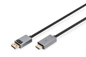 DB340202018SG.jpg DIGITUS Cavo adattatore DisplayPort 4K, DP - HDMI tipo A mt 2