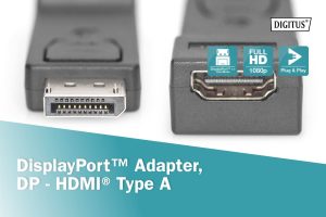DB340602000S-1-H.jpg ADATTATORE DISPLAYPORT MASCHIO HDMI FEMMINA DIGITUS