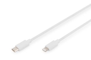 DB600109010WG.jpg DIGITUS Cavo dati/di ricarica, Lightning-USB-Cª, MFI, 1m