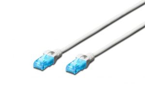 DK15120025-1-H.jpg CAVO RETE UTP CAT. 5E NON SCHERMATO - LUNGHEZZA MT. 0,25 - COLORE GRIGIO