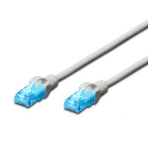 DK1512050-1-H.jpg CAVO RETE UTP CAT. 5E NON SCHERMATO - LUNGHEZZA MT. 5 - COLORE GRIGIO