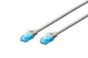 DK1512070-1-H.jpg CAVO RETE UTP CAT. 5E NON SCHERMATO - LUNGHEZZA MT. 7 - COLORE GRIGIO