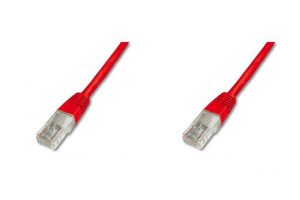 DK1512300RG.jpg CAVO RETE UTP CAT. 5E NON SCHERMATO - LUNGHEZZA MT. 30 - COLORE ROSSO
