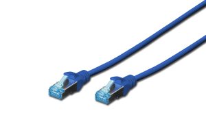 DK1531030BG.jpg CAVO RETE SCHERMATO SF/UTP IN RAME CAT. 5E COLORE BLU MT. 3