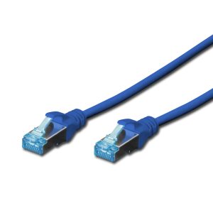 DK1531030BG.jpg CAVO RETE SCHERMATO SF/UTP IN RAME CAT. 5E COLORE BLU MT. 3