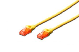 DK1612010YG.jpg CAVO RETE UTP CAT 6 NON SCHERMATO MT 1 GIALLO