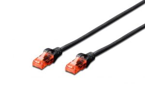 DK1612030BLG.jpg CAVO RETE UTP CAT 6 NON SCHERMATO MT 3 NERO