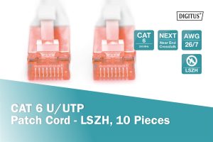 DK161700510-3.jpg CAVO PATCH U/UTP CAT 6 - LSZH,10 PEZZI 0,5 MT. COLORE GRIGIO