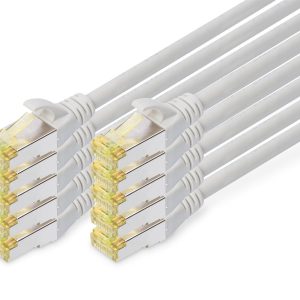 DK1644A002510-1.jpg Cavo patch CAT 6A S/FTP, 10 pezzi lunghezza 0,25 mt. colore grigio