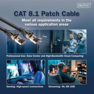 DK1843005-1.jpg DIGITUS Cavo patch CAT 8.1 S/FTP 0,5 mt. colore nero