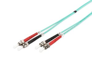 DK2511013G.jpg CAVO FIBRA OTTICA ST A ST MULTIMODE DUPLEX OM3 50/125 MT.1