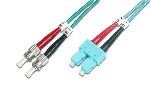 DK2512023.jpg Cavo patch LWL multimodale OM 3, ST/SC colore acqua 2 mt.