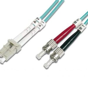 CAVO FIBRA OTTICA LC A ST MULTIMODE DUPLEX 50/125 MT.5 OM3
