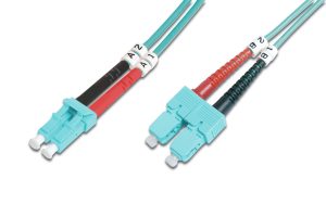 DK2532053G.jpg CAVO FIBRA OTTICA LC A SC MULTIMODE DUPLEX 50/125 MT.5 OM3